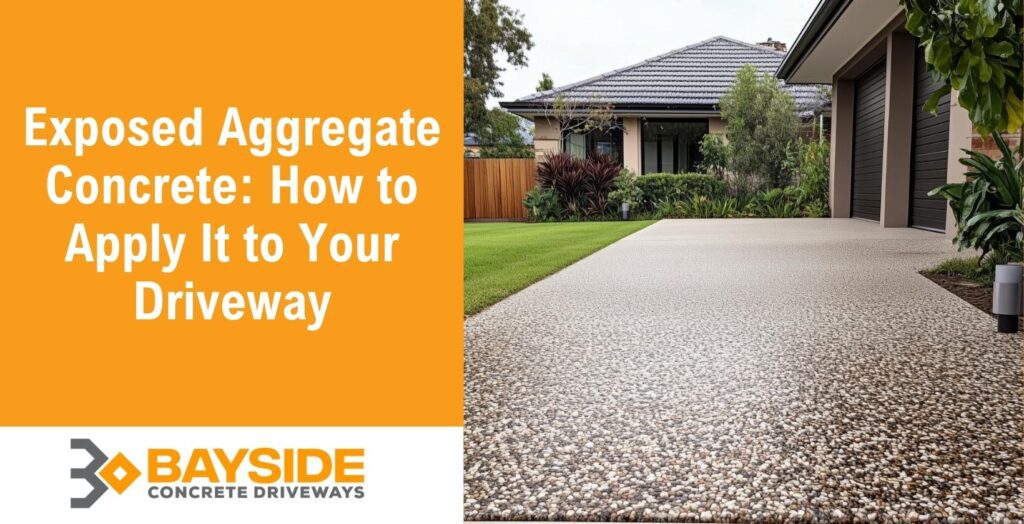 How to apply exposed aggregate concrete