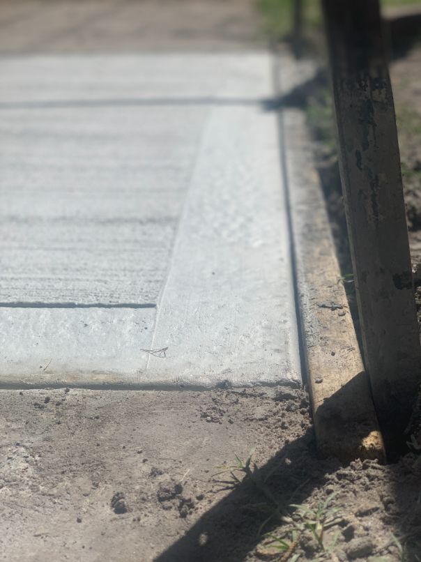 Footpath in Mornington concreted by our team of concreters Bayside