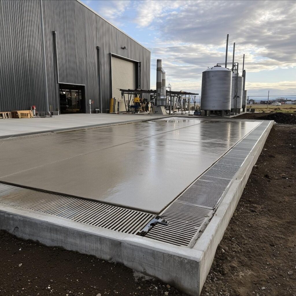 Heavy Vehicle Wash Bay Slabs in Melbourne