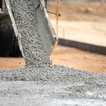 Concrete pour for a driveway in Bayside